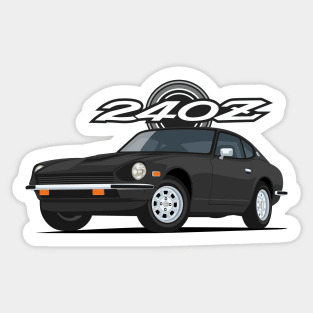 240z Fairlady classic sport coupe black Sticker